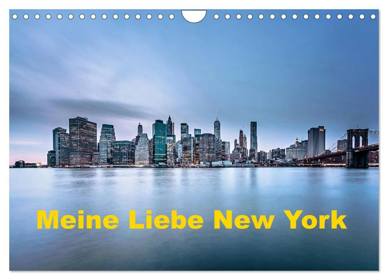 Cover: 9783457341889 | Meine Liebe New York (Wandkalender 2026 DIN A4 quer), CALVENDO...